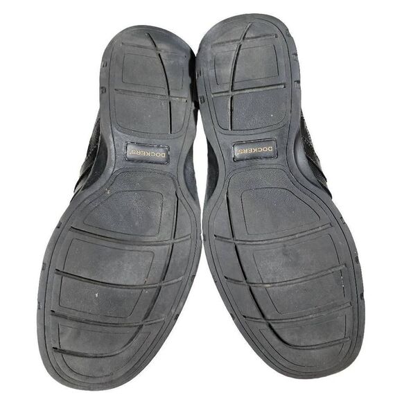 Dockers Men's Black Leather Dress Casual Loafer Shoes Size 10.5 - Picture 6 of 10